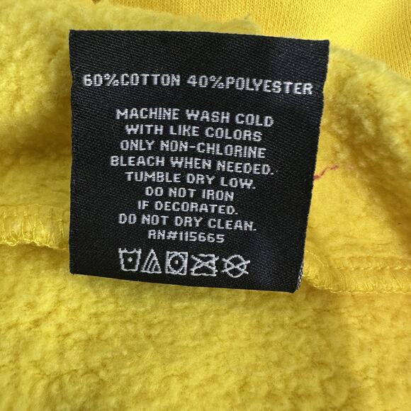 Kellogg’s Eggo Waffles Yellow Tracksuit Hoodie Sweatpants Set Unisex Size S M - Picture 5 of 16